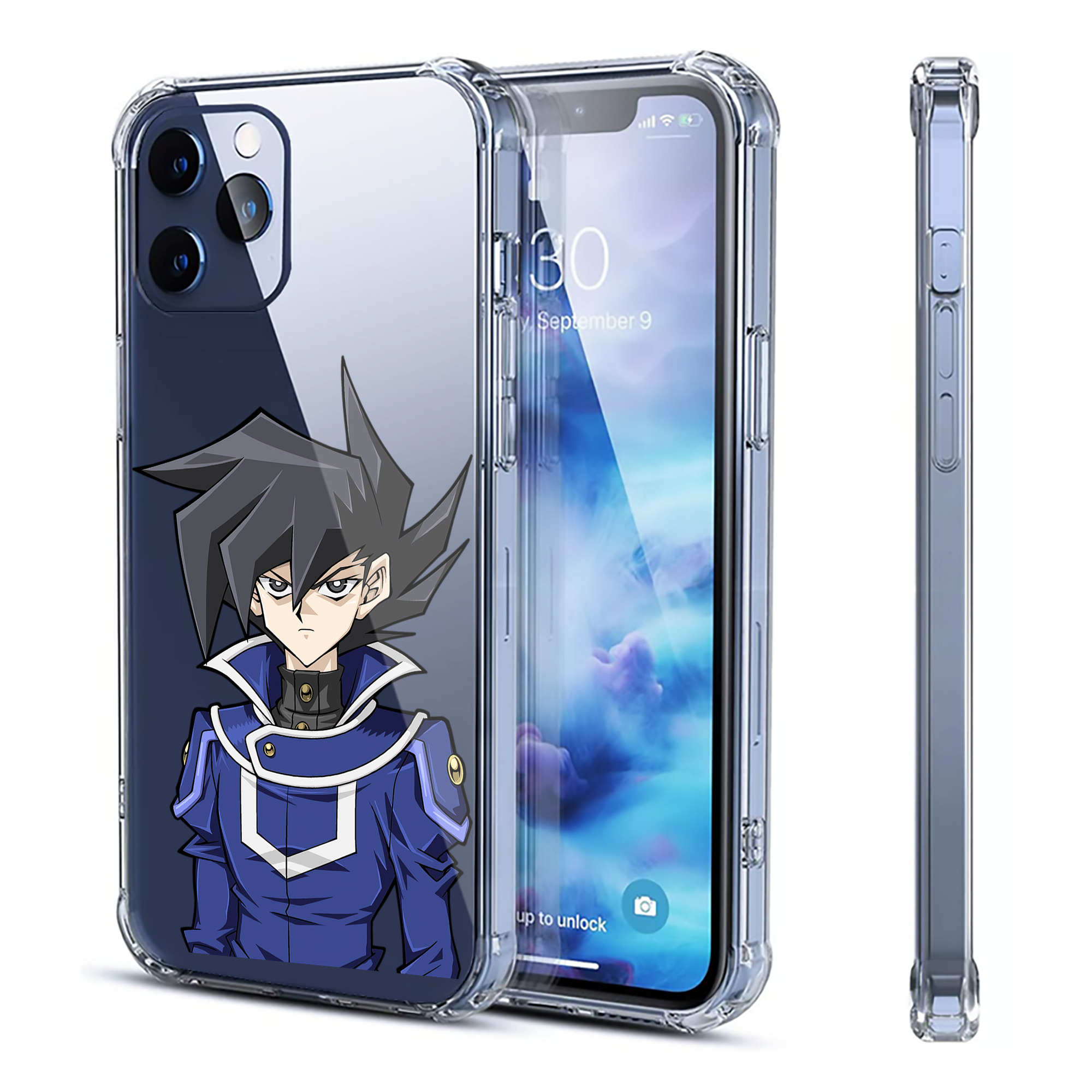 （画像用） 遊☆戯☆王 Yu-Gi-Oh! 【iPhone 12シリーズ対応】透明スマホケース（クリアソフトケース）